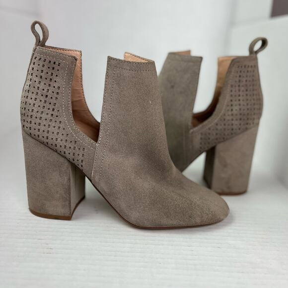 Steve Madden Boots Women's Size 9 M Taupe Suede Ankle Booties Norelle 0281 Boho - Picture 6 of 13